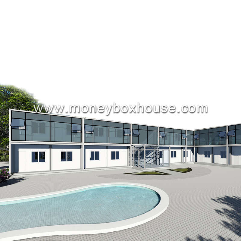 China factory design low cost bali modern portable prefab beach bungalow house