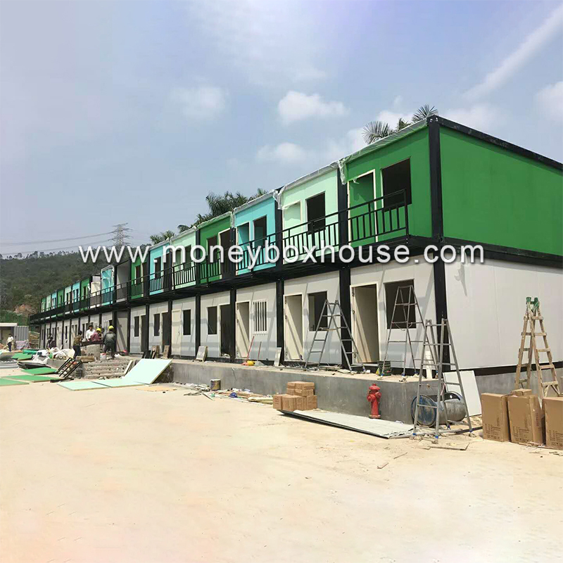 China low cost prefab detachable container dormitory suppliers