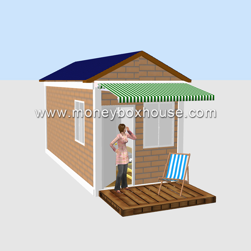 2018 new design prefabricated flat pack prefab summer garden house