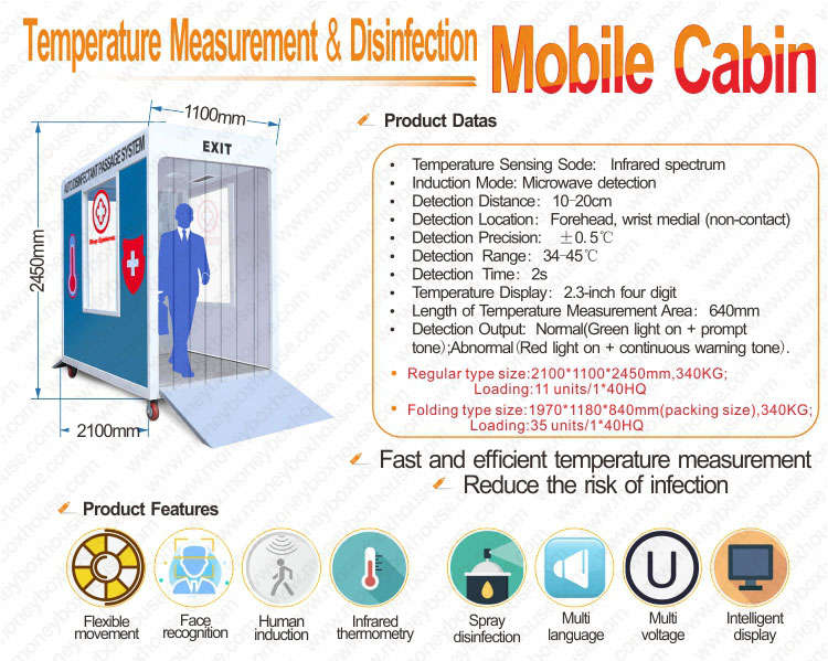 Temperature Measurement Disinfection Cabin