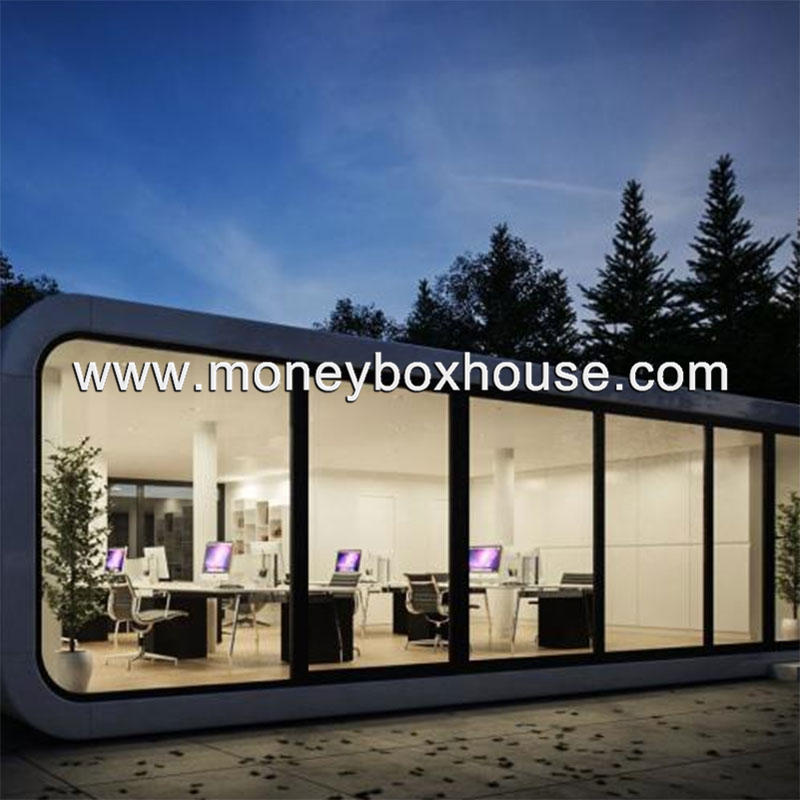Prefab container portable luxury flat pack modular tiny outdoor apple cabin office pod garden apple office pod