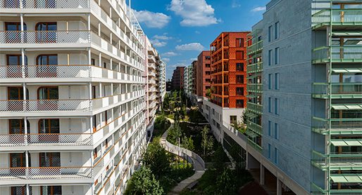 Projet d'appartements préfabriqués du village olympique de Paris 2024